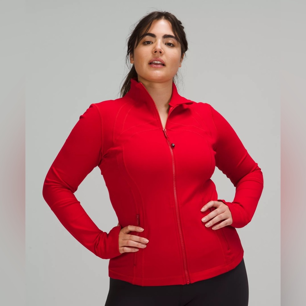 Red Lululemon Define Jacket Luon